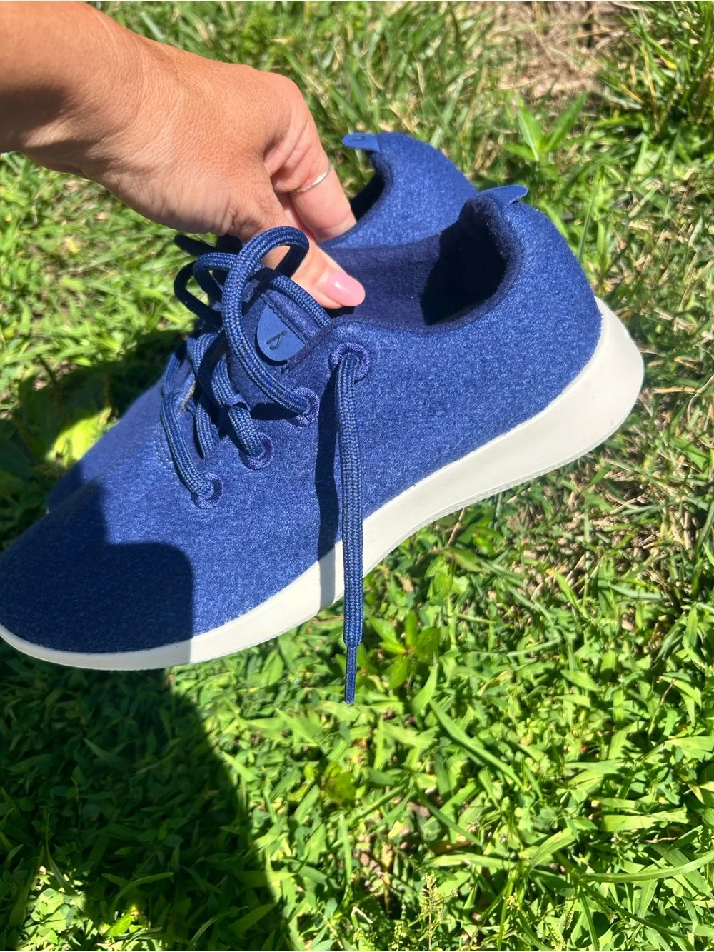 Allbirds Wool Runners Hazy Cobalt Merino Wool NWOT Sneakers size 9